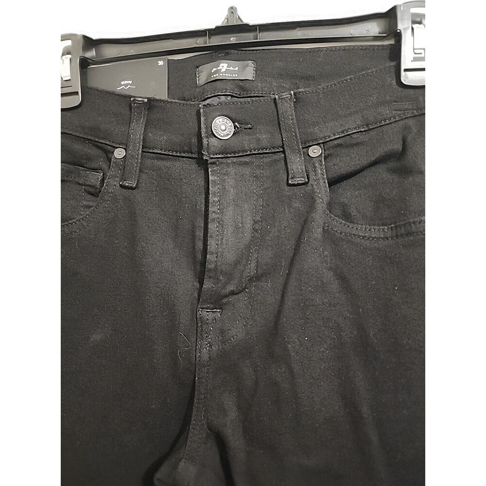 7 For All Mankind Men's Bonx Mid-Rise Skinny Fit Jeans Size 30x34 - Picture 5 of 7